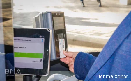 Bu avtobusda da ödəniş KARTLA OLACAQ