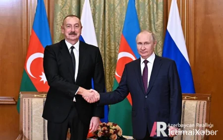 İlham Əliyev Putinə zəng etdi.